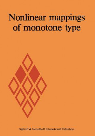 Książka Nonlinear mappings of monotone type D. Pascall