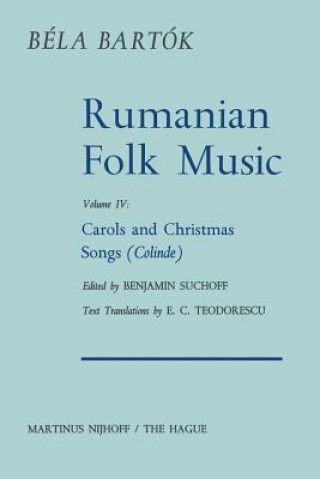 Книга Rumanian Folk Music Bela Bartok