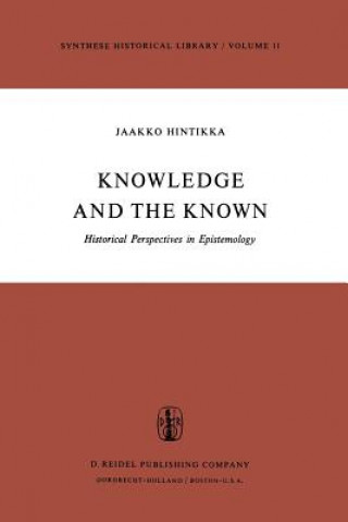 Książka Knowledge and the Known Jaakko Hintikka