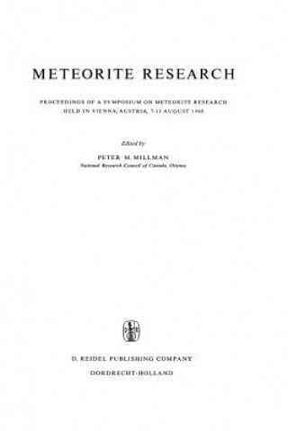 Könyv Meteorite Research P.M. Millman