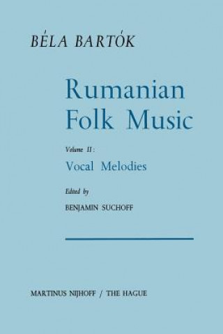 Knjiga Rumanian Folk Music Bela Bartok