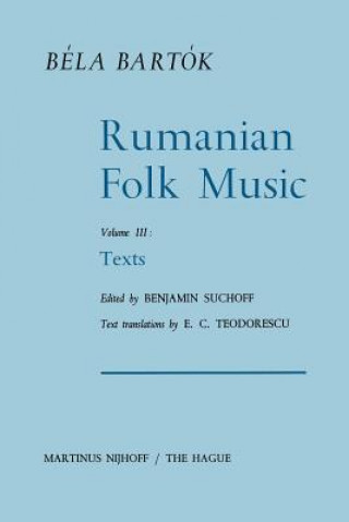 Carte Rumanian Folk Music Bela Bartok