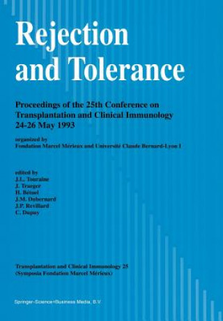 Könyv Rejection and Tolerance J.-L. Touraine