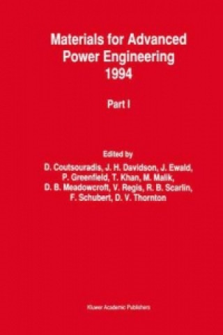 Kniha Materials for Advanced Power Engineering 1994 D. Coutsouradis