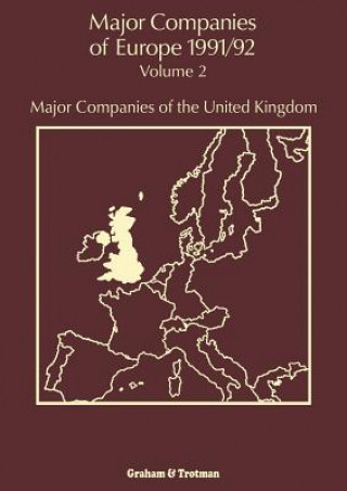 Kniha Major Companies of Europe 1991/92 J. Forsyth