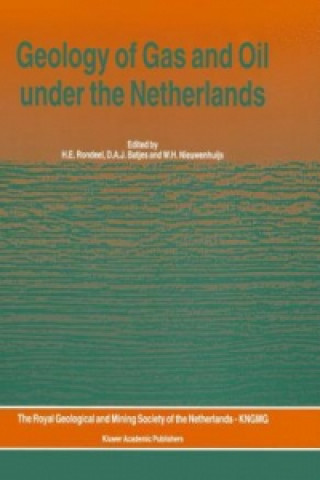 Carte Geology of Gas and Oil under the Netherlands H.E. Rondeel