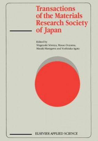 Könyv Transactions of the Materials Research Society of Japan S. Somiya