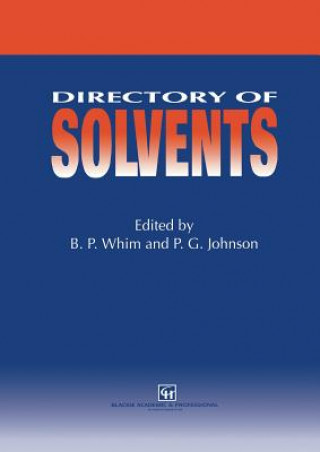 Kniha Directory of Solvents B.P. Whim