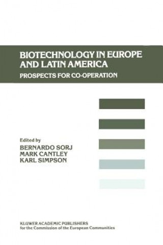 Książka Biotechnology in Europe and Latin America Bernardo Sorj