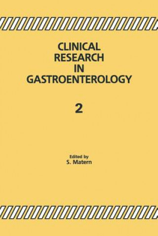 Kniha Clinical Research in Gastroenterology 2 S. Matern