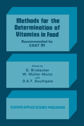 Könyv Methods for the Determination of Vitamins in Food D. Brubacher