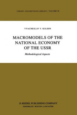 Könyv Macromodels of the National Economy of the USSR V.V. Kolbin