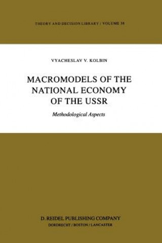 Kniha Macromodels of the National Economy of the USSR V.V. Kolbin