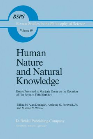 Книга Human Nature and Natural Knowledge B. Donagan