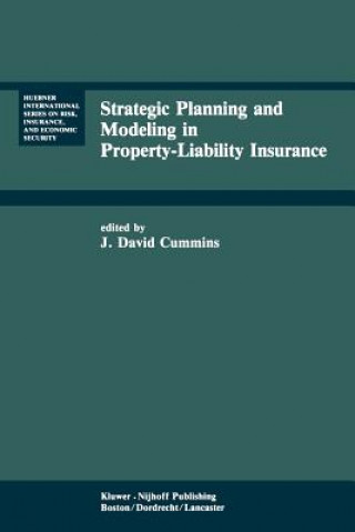 Kniha Strategic Planning and Modeling in Property-Liability Insurance J. David Cummins