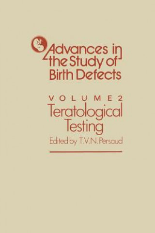 Knjiga Teratological Testing T.V.N. Persaud