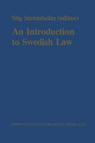 Carte Introduction to Swedish Law Stig Stromholm