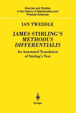 Kniha James Stirling's Methodus Differentialis Ian Tweddle