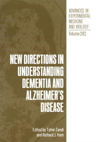 Könyv New Directions in Understanding Dementia and Alzheimer's Disease Taher Zandi