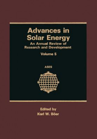 Carte Advances in Solar Energy Karl W. Böer