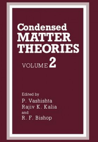 Książka Condensed Matter Theories P. Vashishta