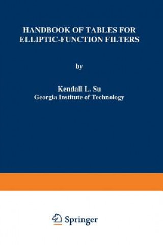 Könyv Handbook of Tables for Elliptic-Function Filters K.L. Su