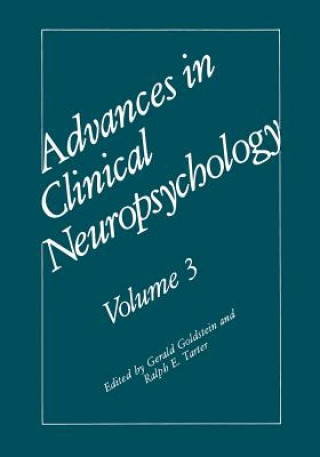 Książka Advances in Clinical Neuropsychology Gerald Goldstein