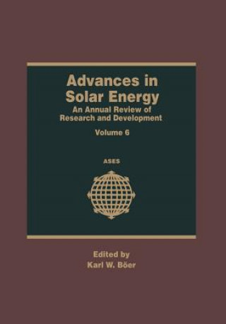 Carte Advances in Solar Energy Karl W. Böer