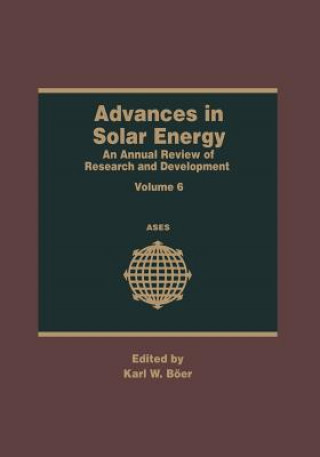 Książka Advances in Solar Energy Karl W. Böer