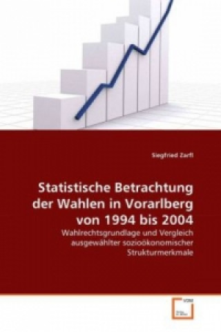Knjiga Statistische Betrachtungder Wahlen in Vorarlbergvon 1994 bis 2004 Siegfried Zarfl