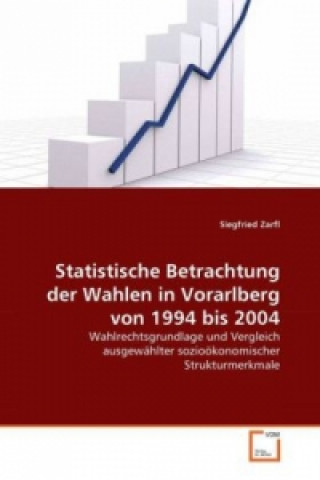 Livre Statistische Betrachtungder Wahlen in Vorarlbergvon 1994 bis 2004 Siegfried Zarfl