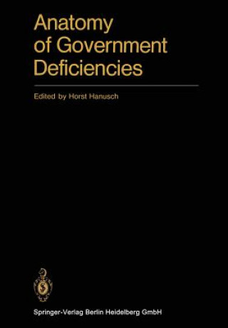 Knjiga Anatomy of Government Deficiencies H. Hanusch