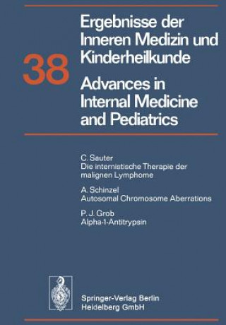 Könyv Ergebnisse der Inneren Medizin und Kinderheilkunde / Advances in Internal Medicine and Pediatrics 
