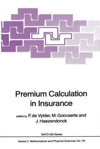 Kniha Premium Calculation in Insurance F. Etienne De Vylder