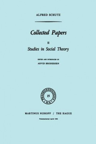 Boek Collected Papers II A. Schutz