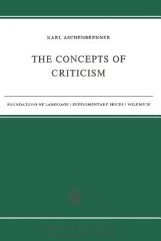 Könyv Concepts of Criticism L. Aschenbrenner