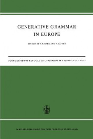 Kniha Generative Grammar in Europe F. Kiefer