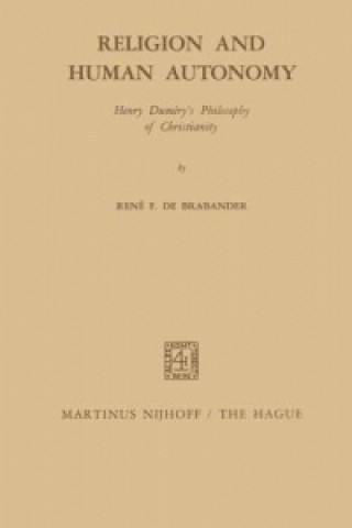 Livre Religion and Human Autonomy R.F. de Brabander