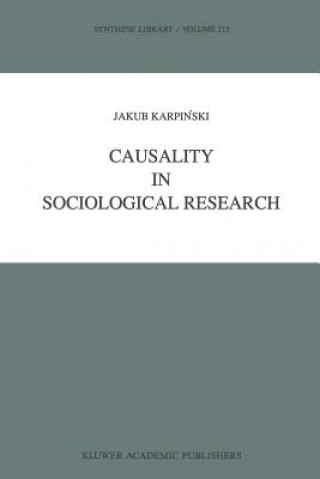Könyv Causality in Sociological Research Jakub Karpinski