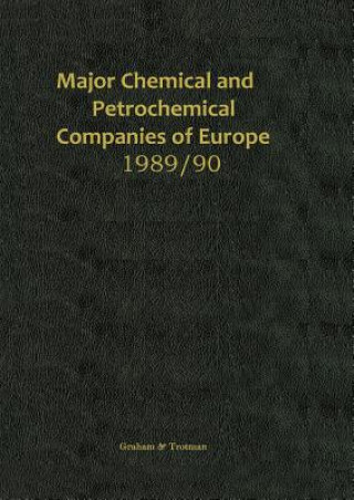 Carte Major Chemical and Petrochemical Companies of Europe 1989/90 R. M. Whiteside