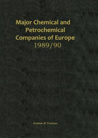 Book Major Chemical and Petrochemical Companies of Europe 1989/90 R. M. Whiteside