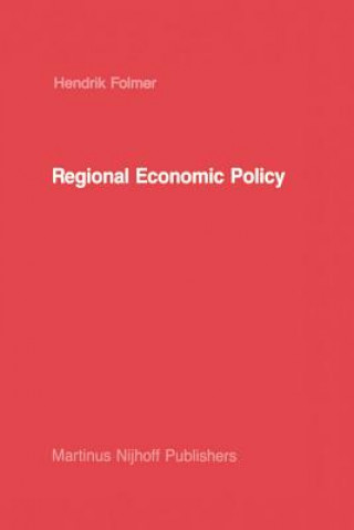 Kniha Regional Economic Policy H. Folmer