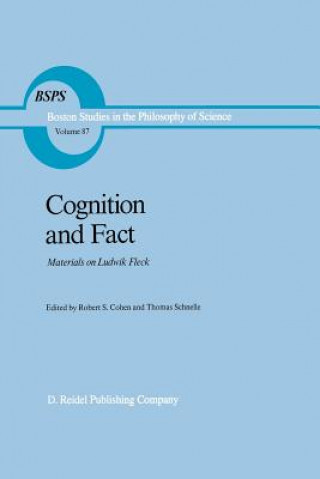 Könyv Cognition and Fact Robert S. Cohen