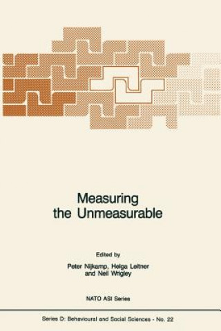 Kniha Measuring the Unmeasurable Peter Nijkamp