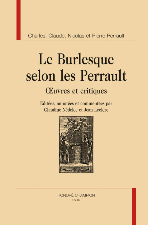 Könyv Le Burlesque Selon Les Perrault Oeuv Perrault