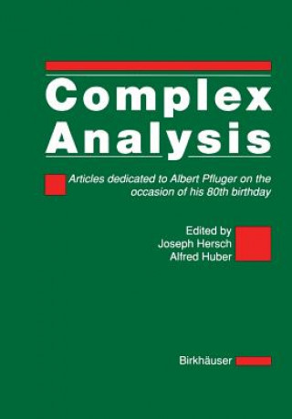 Kniha Complex Analysis J. Hersch