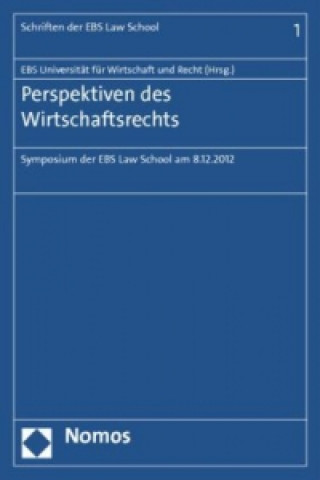 Kniha Perspektiven des Wirtschaftsrechts 