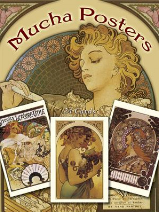 Kniha Mucha Poster Postcards in Full Colour Alphonse Mucha