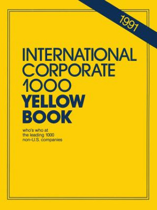 Kniha International Corporate 1000 Yellow Book J. Carr
