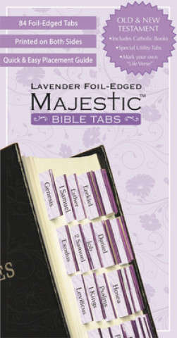 Könyv Majestic Bible Tabs Lavender Na Na